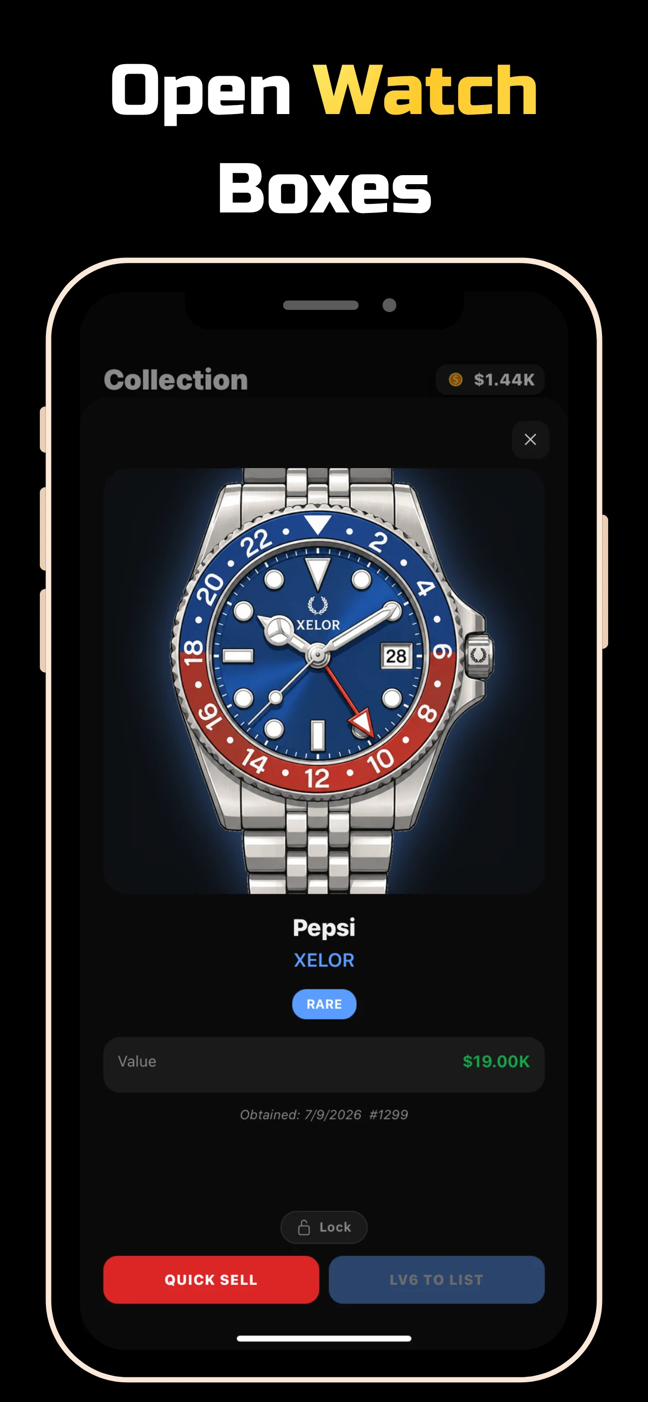 WatchBox: Watch Collector Game screenshot