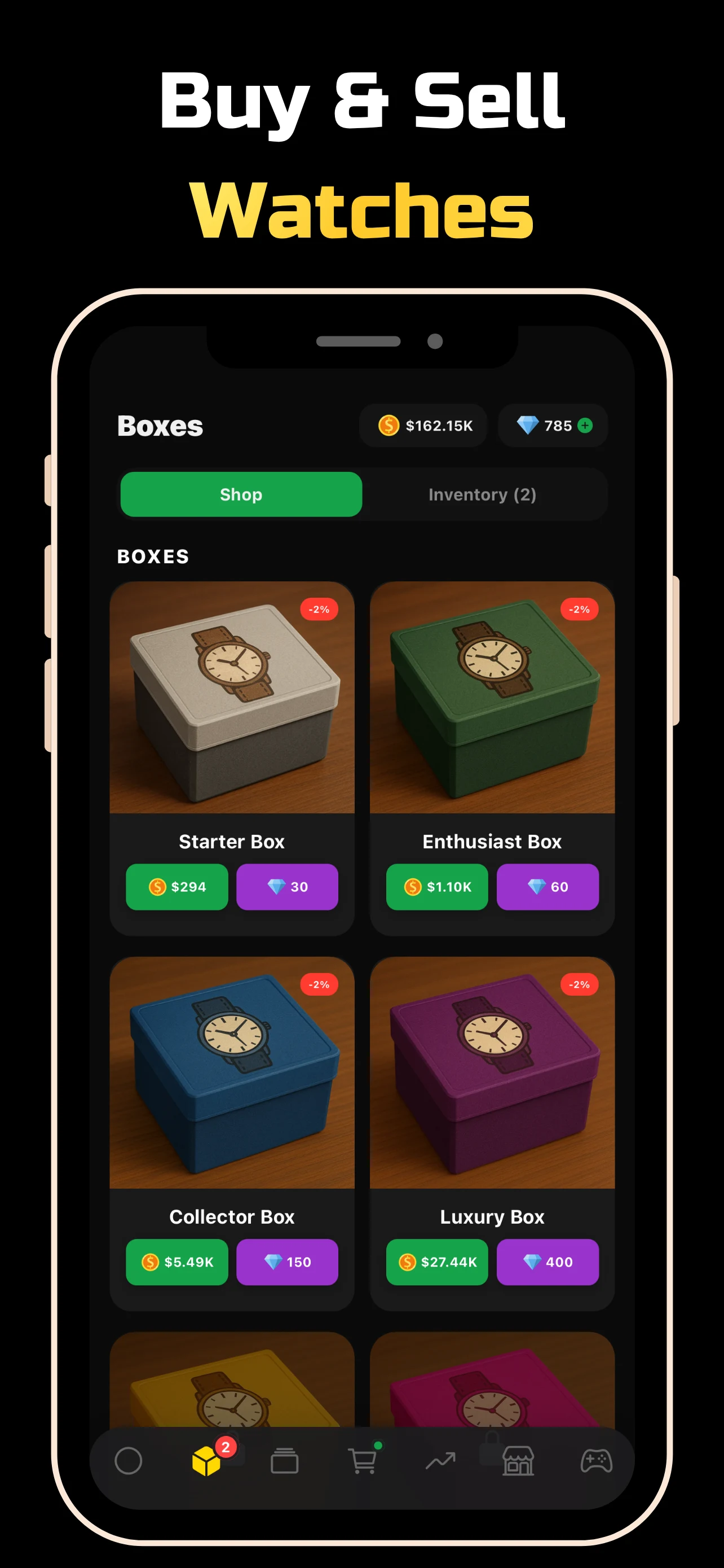 WatchBox: Watch Collector Game screenshot